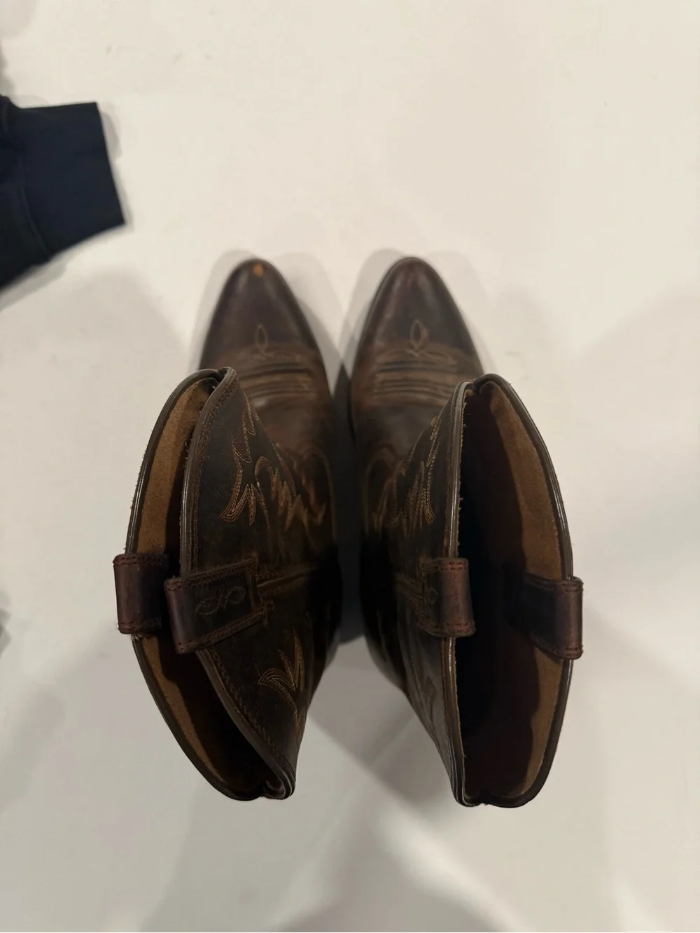 Ariat Brown Leather Kids Western Cowboy Boots